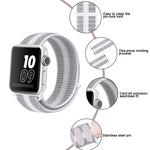 Nylon Loop Watchband, For Apple Watch Series 8&7 41mm / SE 2&6&SE&5&4 40mm / 3&2&1 38mm, For Apple Watch Ultra 49mm / Series 8&7 45mm / SE 2&6&SE&5&4 44mm / 3&2&1 42mm, For Apple Watch Series 7 45mm / 6 & SE & 5 & 4 44mm / 3 & 2 & 1 42mm               ...