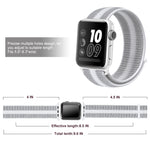 Nylon Loop Watchband, For Apple Watch Series 8&7 41mm / SE 2&6&SE&5&4 40mm / 3&2&1 38mm, For Apple Watch Ultra 49mm / Series 8&7 45mm / SE 2&6&SE&5&4 44mm / 3&2&1 42mm, For Apple Watch Series 7 45mm / 6 & SE & 5 & 4 44mm / 3 & 2 & 1 42mm               ...