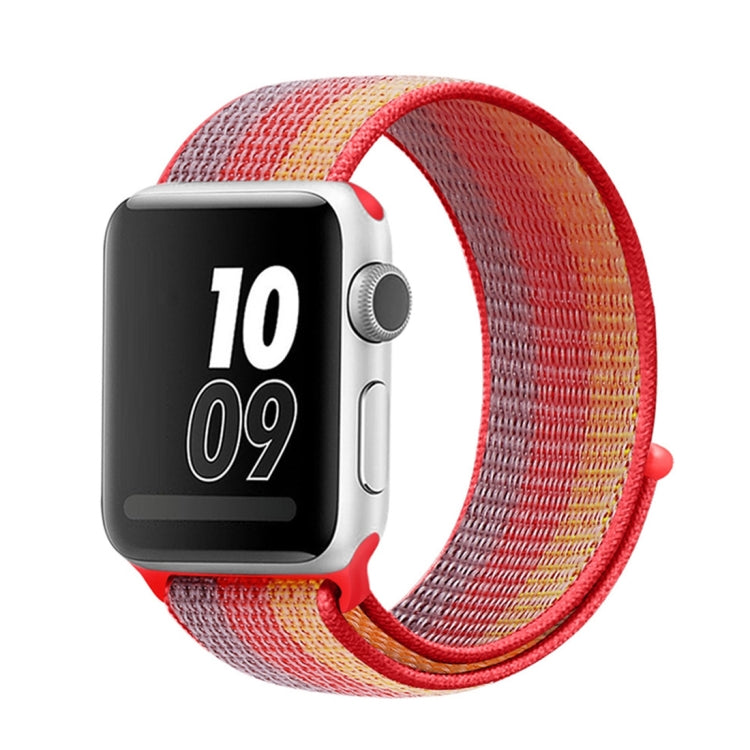 Nylon Loop Watchband, For Apple Watch Series 8&7 41mm / SE 2&6&SE&5&4 40mm / 3&2&1 38mm, For Apple Watch Ultra 49mm / Series 8&7 45mm / SE 2&6&SE&5&4 44mm / 3&2&1 42mm, For Apple Watch Series 7 45mm / 6 & SE & 5 & 4 44mm / 3 & 2 & 1 42mm               ...