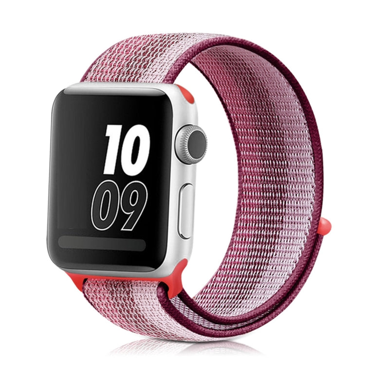 Nylon Loop Watchband, For Apple Watch Series 8&7 41mm / SE 2&6&SE&5&4 40mm / 3&2&1 38mm, For Apple Watch Ultra 49mm / Series 8&7 45mm / SE 2&6&SE&5&4 44mm / 3&2&1 42mm, For Apple Watch Series 7 45mm / 6 & SE & 5 & 4 44mm / 3 & 2 & 1 42mm               ...