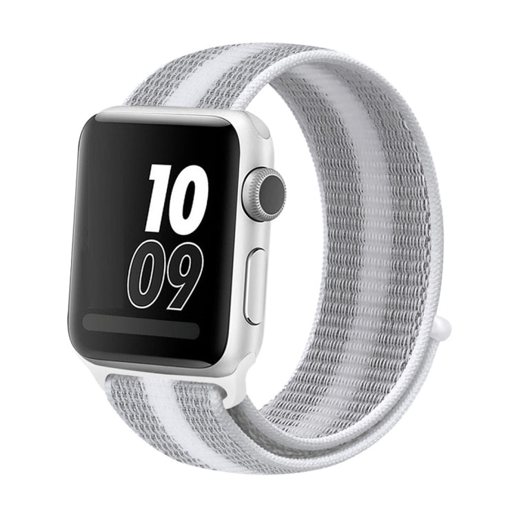 Nylon Loop Watchband, For Apple Watch Series 8&7 41mm / SE 2&6&SE&5&4 40mm / 3&2&1 38mm, For Apple Watch Ultra 49mm / Series 8&7 45mm / SE 2&6&SE&5&4 44mm / 3&2&1 42mm, For Apple Watch Series 7 45mm / 6 & SE & 5 & 4 44mm / 3 & 2 & 1 42mm               ...