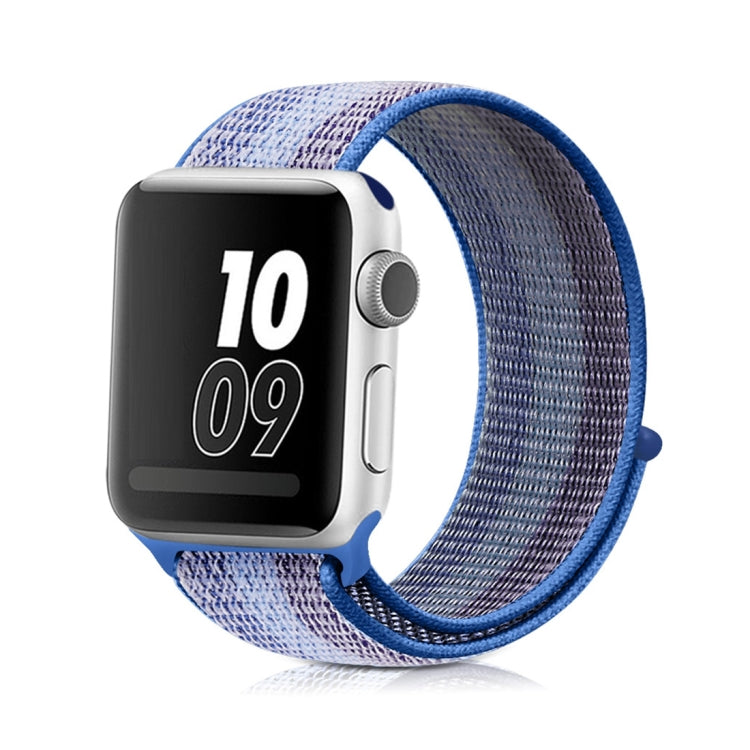 Nylon Loop Watchband, For Apple Watch Series 8&7 41mm / SE 2&6&SE&5&4 40mm / 3&2&1 38mm, For Apple Watch Ultra 49mm / Series 8&7 45mm / SE 2&6&SE&5&4 44mm / 3&2&1 42mm, For Apple Watch Series 7 45mm / 6 & SE & 5 & 4 44mm / 3 & 2 & 1 42mm               ...