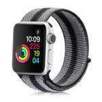 Nylon Loop Watchband, For Apple Watch Series 8&7 41mm / SE 2&6&SE&5&4 40mm / 3&2&1 38mm, For Apple Watch Ultra 49mm / Series 8&7 45mm / SE 2&6&SE&5&4 44mm / 3&2&1 42mm, For Apple Watch Series 7 45mm / 6 & SE & 5 & 4 44mm / 3 & 2 & 1 42mm               ...