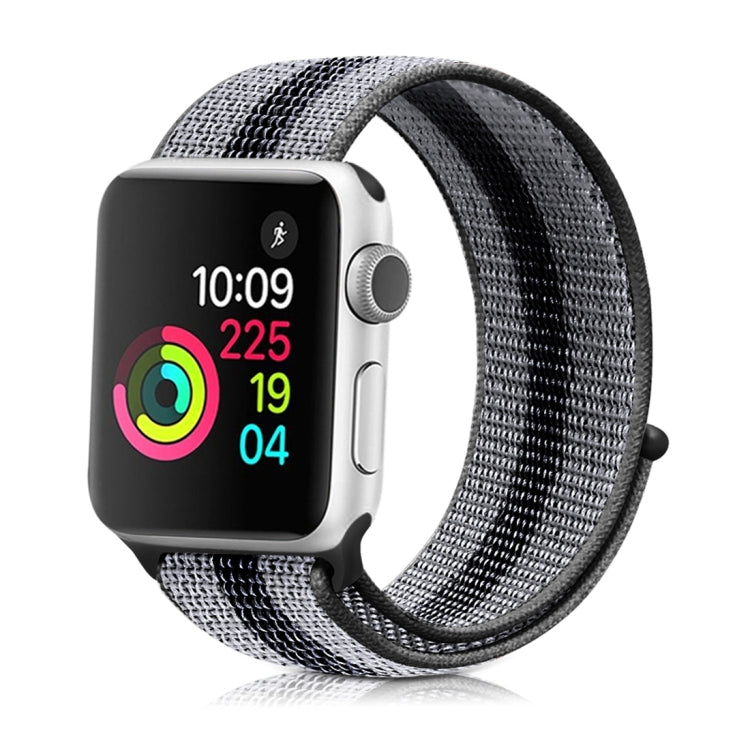 Nylon Loop Watchband, For Apple Watch Series 8&7 41mm / SE 2&6&SE&5&4 40mm / 3&2&1 38mm, For Apple Watch Ultra 49mm / Series 8&7 45mm / SE 2&6&SE&5&4 44mm / 3&2&1 42mm, For Apple Watch Series 7 45mm / 6 & SE & 5 & 4 44mm / 3 & 2 & 1 42mm               ...