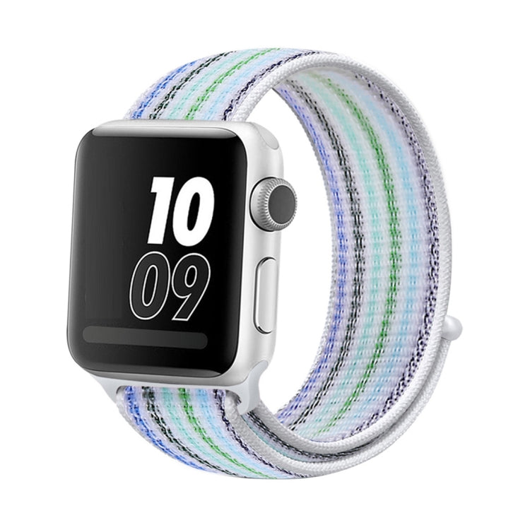 Nylon Loop Watchband, For Apple Watch Series 8&7 41mm / SE 2&6&SE&5&4 40mm / 3&2&1 38mm, For Apple Watch Ultra 49mm / Series 8&7 45mm / SE 2&6&SE&5&4 44mm / 3&2&1 42mm, For Apple Watch Series 7 45mm / 6 & SE & 5 & 4 44mm / 3 & 2 & 1 42mm               ...