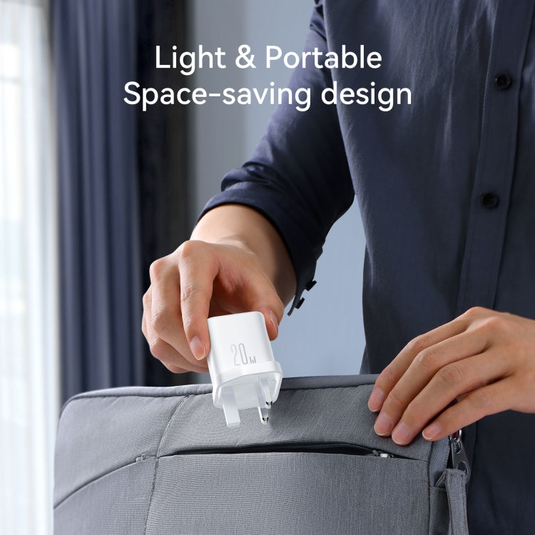 شاحن JOYROOM JR-TCF20 بمنفذ USB-C / Type-C بقوة 20 واط PD، قابس المملكة المتحدة