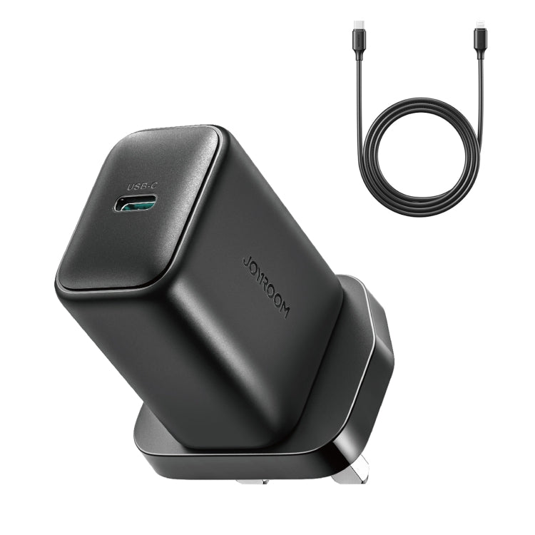 مجموعة شاحن سريع JOYROOM JR-TCF23 بقوة 25 واط USB-C / Type-C مع كابل Type-C إلى Type-C، قابس الاتحاد الأوروبي، قابس المملكة المتحدة
