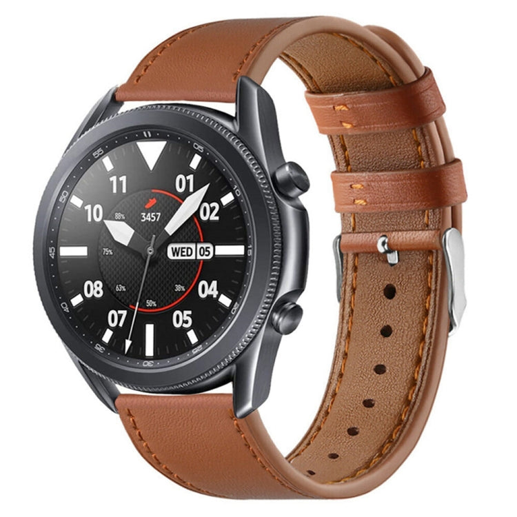 سوار ساعة بديل من الجلد لساعات Galaxy Watch 3، لساعات Galaxy Watch 3 مقاس 41مم
