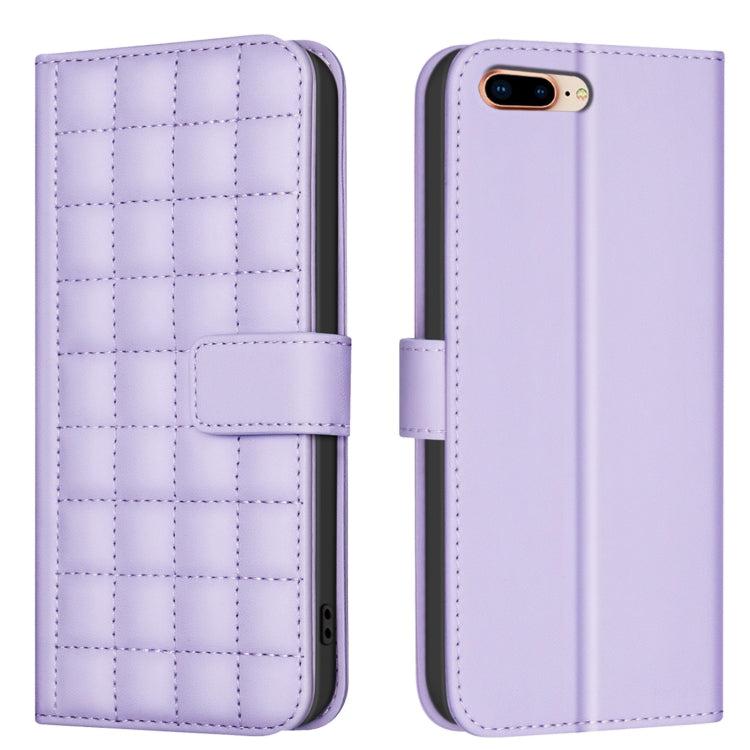 Square Texture Leather Phone Case, For iPhone 15 Plus / 14 Plus, For iPhone 15, For iPhone 14 / 13, For iPhone 14 Pro, For iPhone 14 Pro Max, For iPhone SE 2022 / SE 2020 / 8 / 7, For iPhone 13 Pro Max, For iPhone 13 Pro