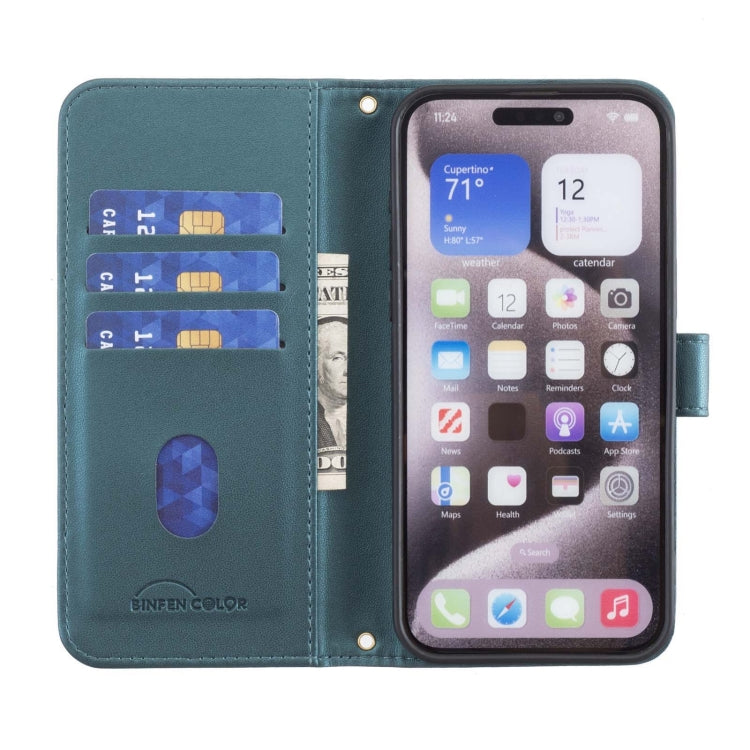 حافظة هاتف جلدية بنقشة مربعات، لهواتف iPhone 17e / 16e، iPhone 17 Pro Max، iPhone 16 Pro Max، iPhone 16 Pro، iPhone 16 Plus، iPhone 16، iPhone 15 Pro Max، iPhone 15 Pro