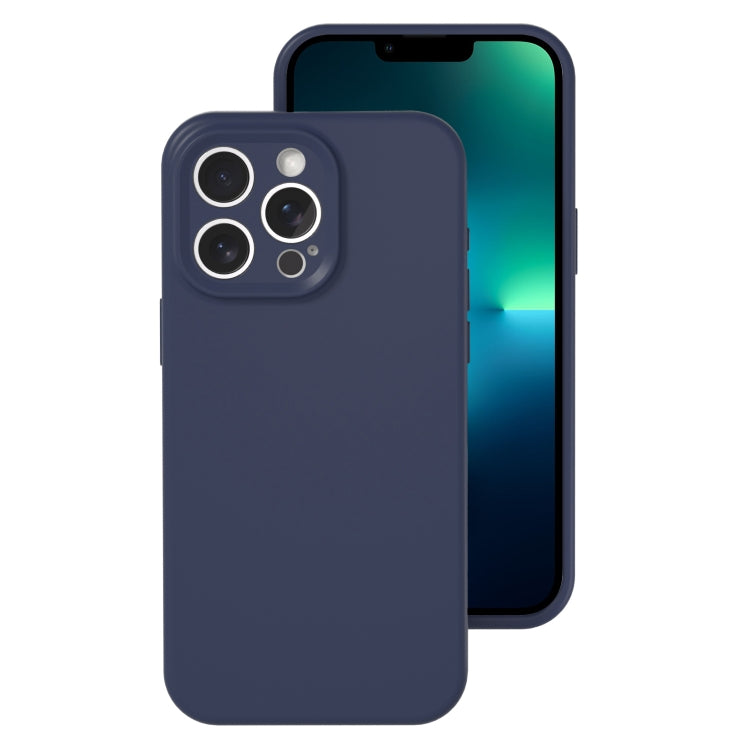 Precise Hole Liquid Silicone Jelly Color Full Coverage Phone Case, For iPhone 13 Pro Max