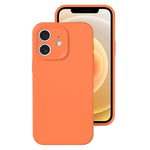 Precise Hole Liquid Silicone Jelly Color Full Coverage Phone Case, For iPhone 12
