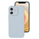 Precise Hole Liquid Silicone Jelly Color Full Coverage Phone Case, For iPhone 12