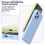 Precise Hole Liquid Silicone Jelly Color Full Coverage Phone Case, For iPhone 12 Pro