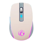 ماوس ألعاب لاسلكي صامت ثنائي الوضع 6 مفاتيح من iMICE G903 بلوتوث