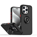غطاء هاتف Q Shadow 1 Series من TPU + PC مع حلقة، لهواتف iPhone 16 Pro، iPhone 16 Plus، iPhone 15 Pro Max، iPhone 15 Pro، iPhone 15 Plus، iPhone 15