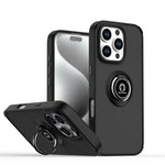 غطاء هاتف Q Shadow 1 Series من TPU + PC مع حلقة، لهواتف iPhone 16 Pro، iPhone 16 Plus، iPhone 15 Pro Max، iPhone 15 Pro، iPhone 15 Plus، iPhone 15