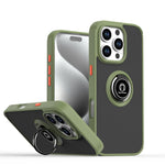 غطاء هاتف Q Shadow 1 Series من TPU + PC مع حلقة، لهواتف iPhone 16 Pro، iPhone 16 Plus، iPhone 15 Pro Max، iPhone 15 Pro، iPhone 15 Plus، iPhone 15