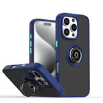 غطاء هاتف Q Shadow 1 Series من TPU + PC مع حلقة، لهواتف iPhone 16 Pro، iPhone 16 Plus، iPhone 15 Pro Max، iPhone 15 Pro، iPhone 15 Plus، iPhone 15