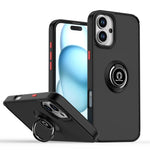 غطاء هاتف Q Shadow 1 Series من TPU + PC مع حلقة، لهواتف iPhone 16 Pro، iPhone 16 Plus، iPhone 15 Pro Max، iPhone 15 Pro، iPhone 15 Plus، iPhone 15