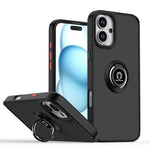 غطاء هاتف Q Shadow 1 Series من TPU + PC مع حلقة، لهواتف iPhone 16 Pro، iPhone 16 Plus، iPhone 15 Pro Max، iPhone 15 Pro، iPhone 15 Plus، iPhone 15