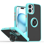 غطاء هاتف Q Shadow 1 Series من TPU + PC مع حلقة، لهواتف iPhone 16 Pro، iPhone 16 Plus، iPhone 15 Pro Max، iPhone 15 Pro، iPhone 15 Plus، iPhone 15