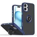غطاء هاتف Q Shadow 1 Series من TPU + PC مع حلقة، لهواتف iPhone 16 Pro، iPhone 16 Plus، iPhone 15 Pro Max، iPhone 15 Pro، iPhone 15 Plus، iPhone 15