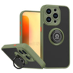 غطاء هاتف Q Shadow 1 Series من TPU + PC مع حلقة، لهواتف iPhone 16 Pro، iPhone 16 Plus، iPhone 15 Pro Max، iPhone 15 Pro، iPhone 15 Plus، iPhone 15