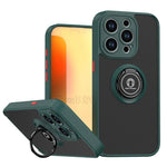 غطاء هاتف Q Shadow 1 Series من TPU + PC مع حلقة، لهواتف iPhone 16 Pro، iPhone 16 Plus، iPhone 15 Pro Max، iPhone 15 Pro، iPhone 15 Plus، iPhone 15