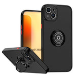 غطاء هاتف Q Shadow 1 Series من TPU + PC مع حلقة، لهواتف iPhone 16 Pro، iPhone 16 Plus، iPhone 15 Pro Max، iPhone 15 Pro، iPhone 15 Plus، iPhone 15