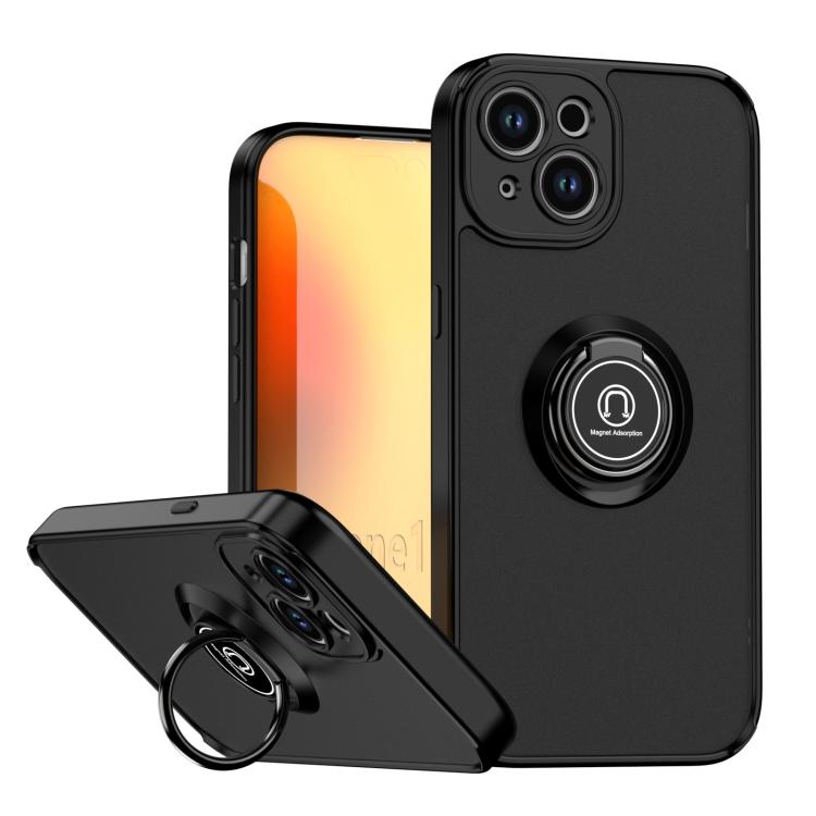 غطاء هاتف Q Shadow 1 Series من TPU + PC مع حلقة، لهواتف iPhone 16 Pro، iPhone 16 Plus، iPhone 15 Pro Max، iPhone 15 Pro، iPhone 15 Plus، iPhone 15