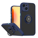 غطاء هاتف Q Shadow 1 Series من TPU + PC مع حلقة، لهواتف iPhone 16 Pro، iPhone 16 Plus، iPhone 15 Pro Max، iPhone 15 Pro، iPhone 15 Plus، iPhone 15
