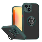 غطاء هاتف Q Shadow 1 Series من TPU + PC مع حلقة، لهواتف iPhone 16 Pro، iPhone 16 Plus، iPhone 15 Pro Max، iPhone 15 Pro، iPhone 15 Plus، iPhone 15
