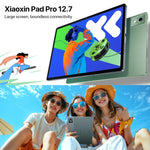 جهاز لوحي Lenovo Xiaoxin Pad Pro 12.7 بوصة 2025 واي فاي، ZUI 16، معالج MediaTek Dimensity 8300 ثماني النواة، يدعم بصمة الإصبع والتعرف على الوجه، 8 جيجابايت + 128 جيجابايت، 8 جيجابايت + 256 جيجابايت، 12 جيجابايت + 256 جيجابايت