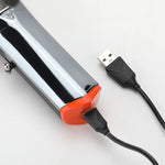ماكينة حلاقة شعر كهربائية مغناطيسية VGR V-647 بقوة 5 واط مع عرض رقمي LED ومنفذ USB