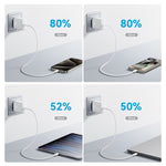 شاحن سريع JOYROOM JR-TCF24 بقوة 30 واط USB-C / Type-C مع مجموعة كابلات، قابس الاتحاد الأوروبي