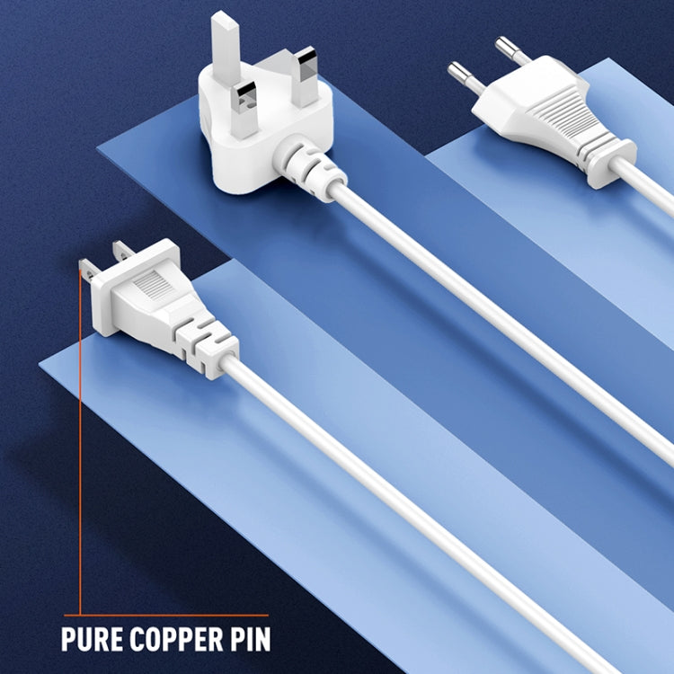 شاحن سريع LDNIO A4610C بقوة 65 واط PD بمنفذين USB-C / Type-C + منفذين USB، طول الكابل: 1.5 متر، قابس الاتحاد الأوروبي، A4610C (قابس المملكة المتحدة)، قابس الولايات المتحدة