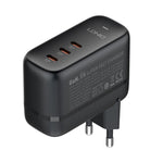 شاحن LDNIO Q367 بقوة 65 واط GaN بثلاثة منافذ USB-C / Type-C مع كابل USB-C / Type-C إلى USB-C / Type-C بطول 1 متر، قابس الاتحاد الأوروبي، قابس المملكة المتحدة، قابس الولايات المتحدة