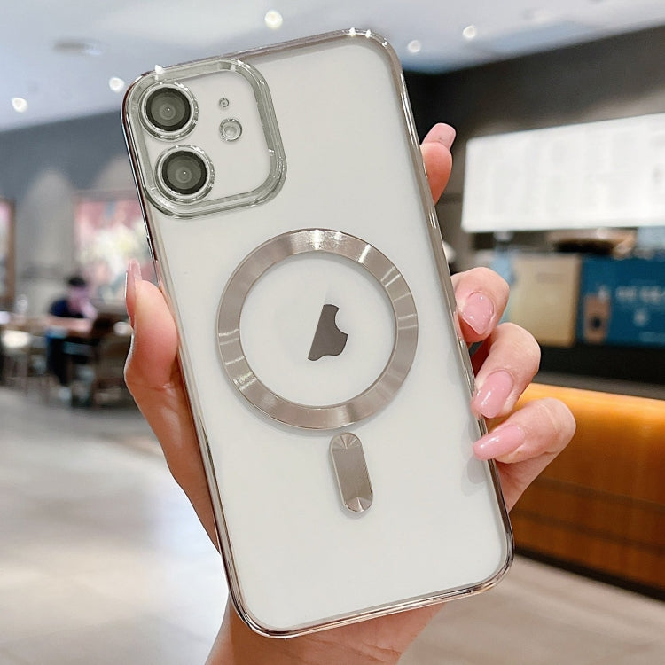 غطاء هاتف مطلي بالكهرباء مع MagSafe، لهواتف iPhone 11 و iPhone 11 Pro