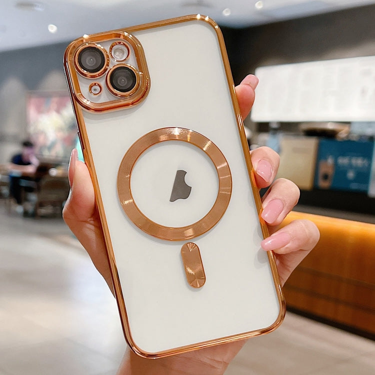 غطاء هاتف مطلي بالكهرباء مع MagSafe، لهواتف iPhone 11 و iPhone 11 Pro