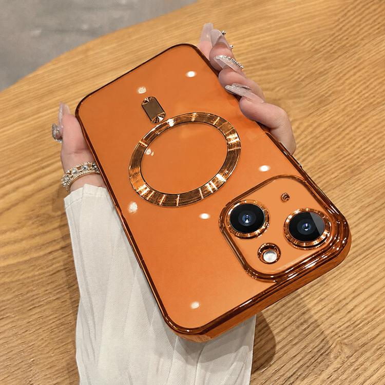 غطاء هاتف مطلي بالكهرباء مع MagSafe، لهواتف iPhone 11 و iPhone 11 Pro