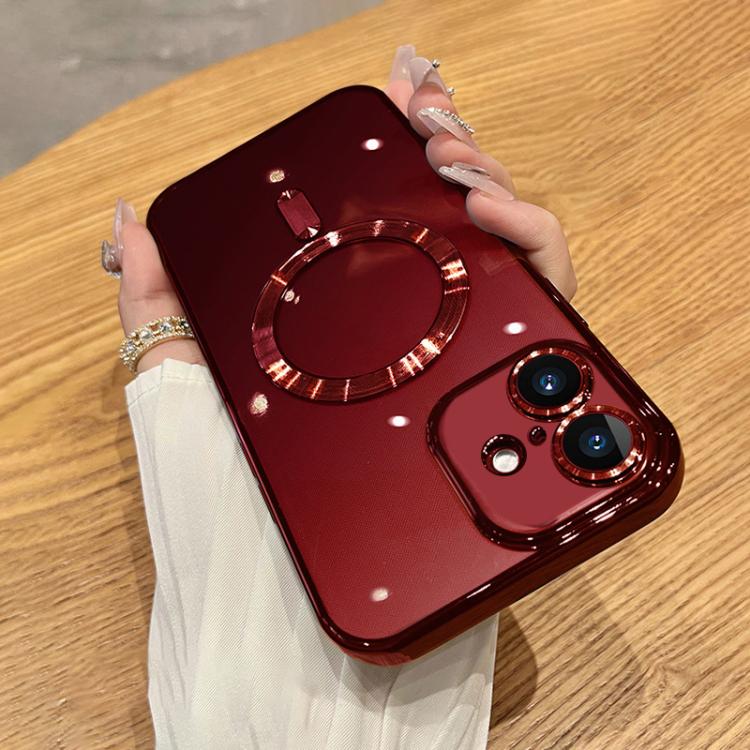غطاء هاتف مطلي بالكهرباء مع MagSafe، لهواتف iPhone 15، iPhone 14 Plus، iPhone 14، iPhone 14 Pro، iPhone 14 Pro Max، iPhone 13 Pro Max