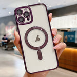 غطاء هاتف ماجسيف مطلي بالكهرباء، لهواتف iPhone 17e / 16e، iPhone 17 Pro Max، iPhone 17 Pro، iPhone 17، iPhone Air، iPhone 16 Pro Max