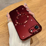 غطاء هاتف ماجسيف مطلي بالكهرباء، لهواتف iPhone 17e / 16e، iPhone 17 Pro Max، iPhone 17 Pro، iPhone 17، iPhone Air، iPhone 16 Pro Max