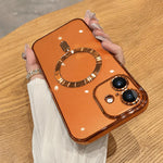 غطاء هاتف ماجسيف مطلي بالكهرباء، لهواتف iPhone 17e / 16e، iPhone 17 Pro Max، iPhone 17 Pro، iPhone 17، iPhone Air، iPhone 16 Pro Max