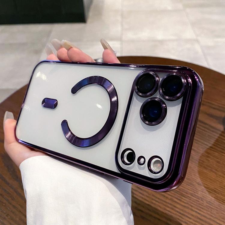 غطاء هاتف ماجسيف مطلي بالكهرباء، لهواتف iPhone 17e / 16e، iPhone 17 Pro Max، iPhone 17 Pro، iPhone 17، iPhone Air، iPhone 16 Pro Max