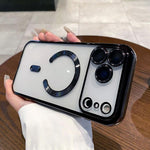 غطاء هاتف ماجسيف مطلي بالكهرباء، لهواتف iPhone 17e / 16e، iPhone 17 Pro Max، iPhone 17 Pro، iPhone 17، iPhone Air، iPhone 16 Pro Max