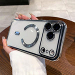 غطاء هاتف ماجسيف مطلي بالكهرباء، لهواتف iPhone 17e / 16e، iPhone 17 Pro Max، iPhone 17 Pro، iPhone 17، iPhone Air، iPhone 16 Pro Max