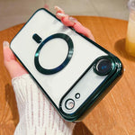 غطاء هاتف ماجسيف مطلي بالكهرباء، لهواتف iPhone 17e / 16e، iPhone 17 Pro Max، iPhone 17 Pro، iPhone 17، iPhone Air، iPhone 16 Pro Max