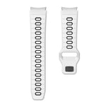 سوار ساعة سيليكون بمشبك عكسي مخطط بلونين، لساعات Samsung Galaxy Watch 7 / 6